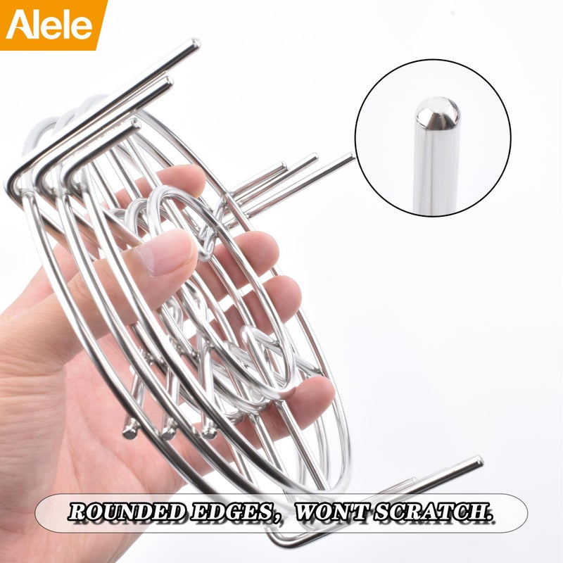 Alele Steam Rack Trivet Stainless Steel Steaming Rack Electric Pressure Cooker steam Rack Stand Diameter 6" 3Pack - Image 4